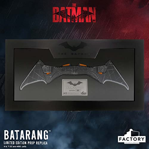 Factory Entertainment The Batman réplique 1/1 Batarang Limited Edition 36 cm