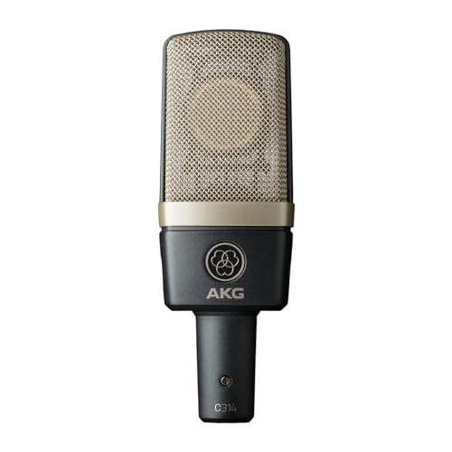 AKG C314 nuevo profesional multipatrón condensador micrófono, Negro