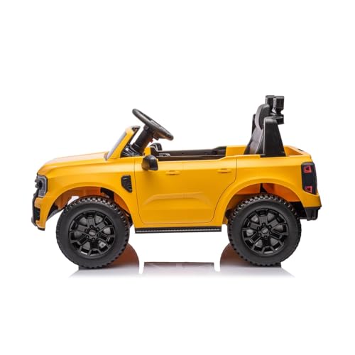Tachan Vehículo eléctrico Ford Ranger (CPA Toy Group 711T00918), Color Amarillo