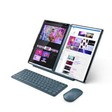 Lenovo Yoga Book 9 Gen 9 – Ordenador Portátil AI PC Convertible Doble Pantalla Táctil 13.3" 2.8K OLED (Intel Core Ultra 7 155U, 16GB RAM, 1TB SSD, Wi-Fi 6E, Win 11) Teclado QWERTY Español, Tidal Teal