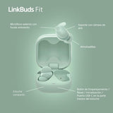 Sony LinkBuds Fit x Olivia Rodrigo, Auriculares Bluetooth con Noise Cancelling, Cómodos, IPX4, Hi-Res Audio, Sonido Ambiente, 21 h autonomía, conexión multipunto, iOS y Android, Verde