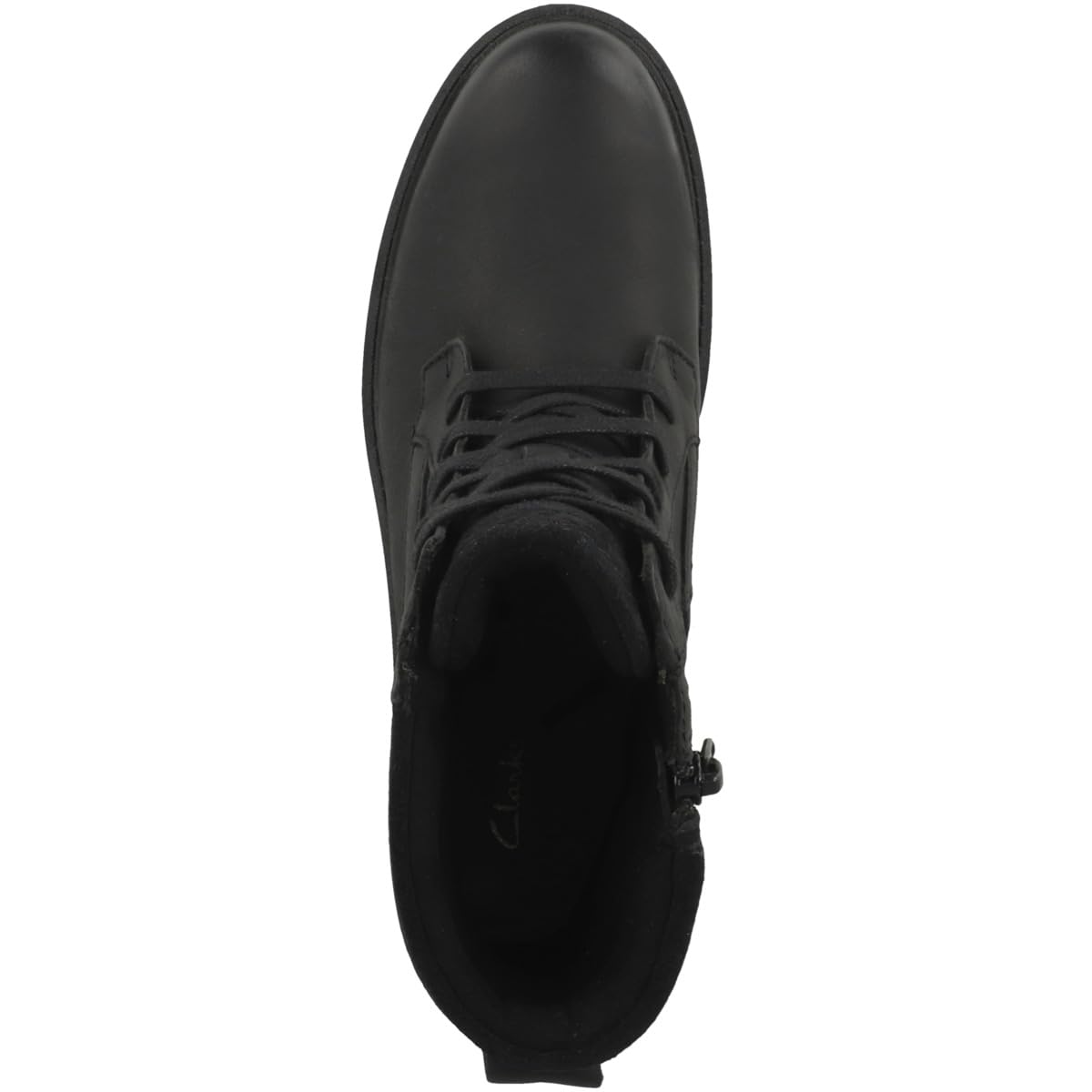 Clarks Orinoco2 Spice Botas de piel para Mujer, Black Leather, 36 EU