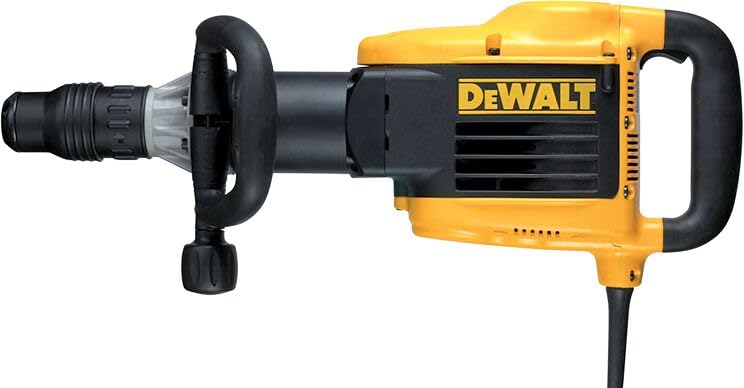 DEWALT D25899K-QS, Martillo demoledor SDS MAX 10kg 1500W, 17.9 Julios, potencia de salida 750W, Equipado con Empuñadura Multi-posición y Maletín de Transporte