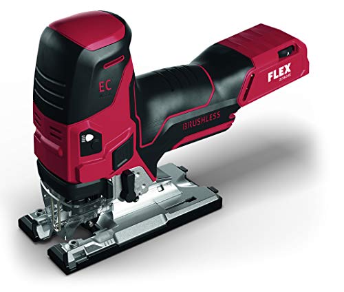 Flex JS 18.0-EC/5.0 489778 - Sierra de calar con batería (sierra de 18 V, 5,0 Ah, velocidad de carrera sin carga: 0-3500 /min, carrera de 26 mm, carrera de péndulo 4)