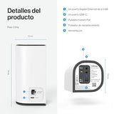 Mesh Linksys Velop Micro 7 | Doble banda con velocidad WiFi BE5000 | Cobertura para toda la casa con hasta 200 m² por nodo | Ethernet de 2,5 Gb/s | WiFi 1,8 veces más rápido que Wi-Fi 6 | Paquete de 3