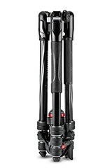 Manfrotto Befree Live Twist - Trípode de Viaje en Aluminio con Cierre de Rosca para Cámara Reflex, CSC, Cámaras Compactas - Para Contenido Creativo, Videos, Vlogging