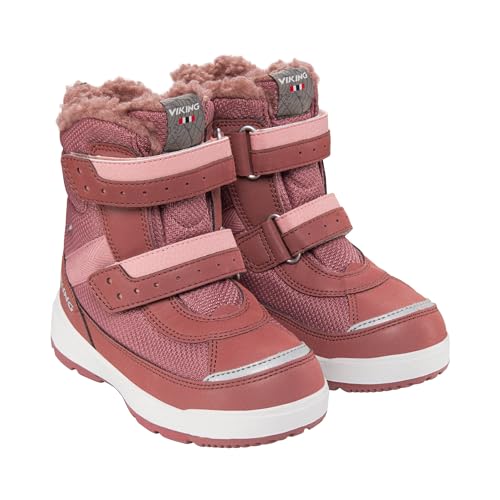 Viking Play Reflex Warm GTX 2V, Bota de Nieve, Pink/Light Pink, 22 EU Ancho