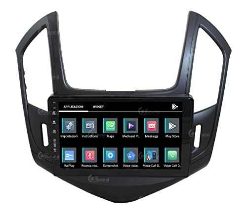 Radio de Coche para Chevrolet Cruze después 2013 Negro Android GPS Bluetooth WiFi USB Dab+ Touchscreen 9" 8core Carplay AndroidAuto