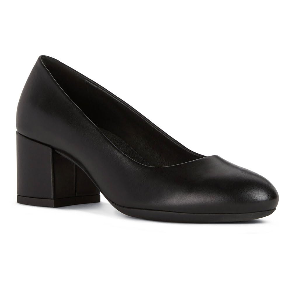 Geox D Eleana A, Zapatos para Mujer, Negro (Black), 37.5 EU