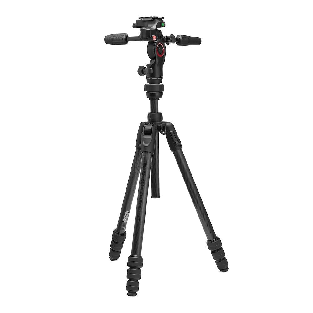 MANFROTTO Kit Trépied BEFREE GT Pro Carbone + rotule 3D