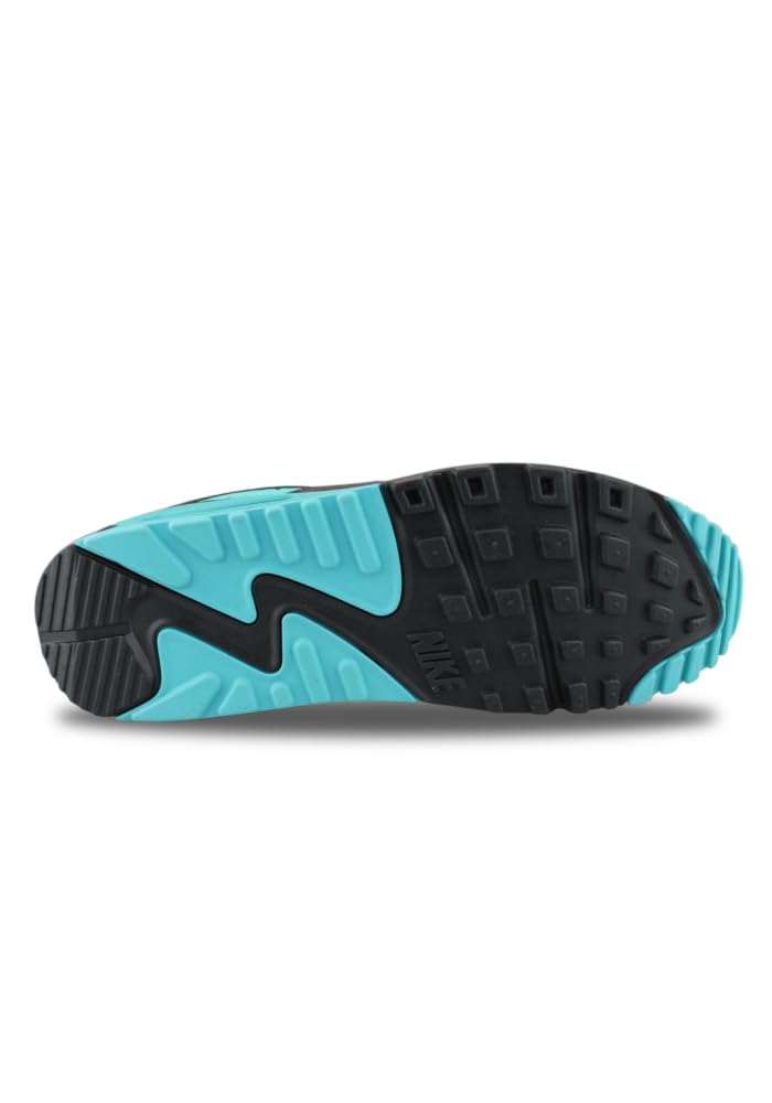 NIKE Air MAX 90, Sneaker Hombre, Cool Grey Wolf Grey Dusty Cactus Black, 41 EU