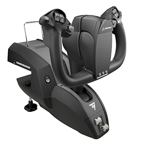Thrustmaster TCA Yoke Pack Boeing Edition - Yoke y Quadrant para Xbox Series X|S/Xbox One/PC - Licencia Oficial Boeing