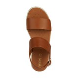 Geox Xand 2.2, Sandalia de cuña Mujer, Ocre, 39 EU