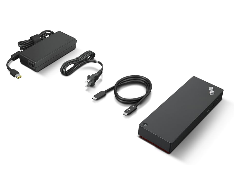 Lenovo THINKPAD VERSAL Thunderbolt 4 Dock - EU, Negro (40B00135EU)