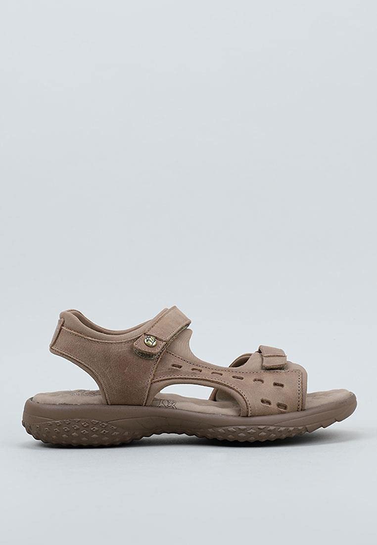 Panama Jack Nilo Basics, Sandalia Plana Mujer, Taupe B4, 42 EU