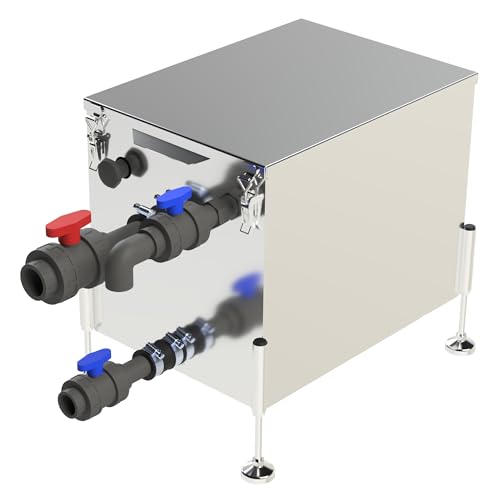 SFA Sanigrease T 40 - Bandeja de Grasa (inmersión en Restaurante), Volumen 39 L, Bandeja sobre 4 pies, Cesta de pelado extraíble – compacta – 55 x 40,8 x 48,4 cm