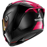 SHARK, Casco Moto Integral AERON CARBON SKIN Violet Blue DVB, S