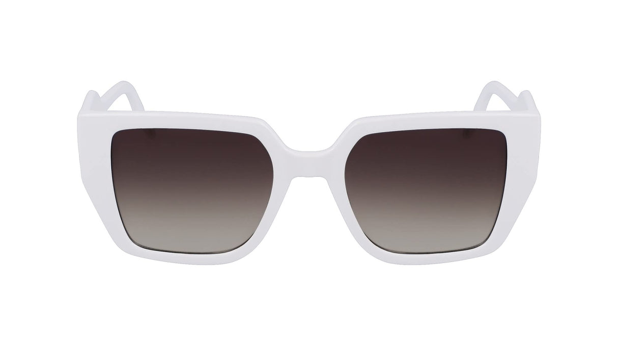 KARL LAGERFELD KL6098S Gafas, Blanco, 52-140-19 Unisex Adulto