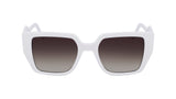 KARL LAGERFELD KL6098S Gafas, Blanco, 52-140-19 Unisex Adulto