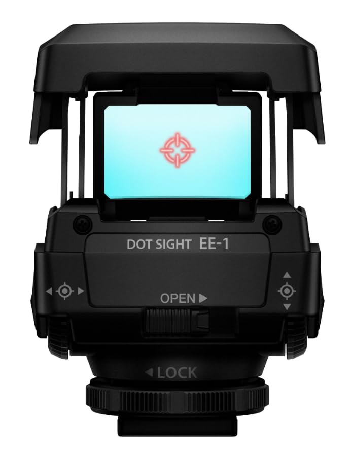 OM SYSTEM EE-1 - Punto de mira para cámaras con Zapata, Negro