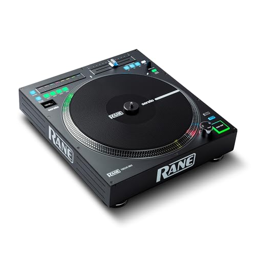 RANE Twelve MKII - Controlador DJ Midi Motorizado, Giradiscos de 12’’ Estilo Vinilo con Control DVS y USB Midi para Traktor, Virtual DJ & Serato DJ