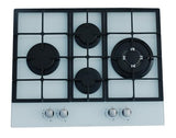 Cata S0428606 Placa de Gas Cata Lci6031Wh 60 cm, Blanco, 4 Fogones