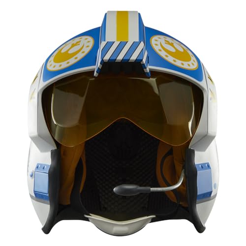 Star Wars The Black Series Carson Teva Casco electrónico premium con luces LED y sonidos avanzados, Juguete para niños y niñas de 14 años o más, Construcción y diversión en familia