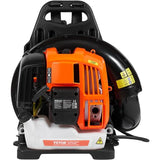 VEVOR Soplador de Hojas de Gas 52 CC Soplador de Nieve de Mochila 2 Tiempos con Tanque de Combustible 1,37 L Volumen de Aire de 480 CFM para Cuidado del Césped, Limpieza de Hojas, Eliminación de Nieve