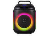 Trevi XF 215 KB - Altavoz portátil inalámbrico de 60 W, Altavoz portátil con USB, Micro SD, Line IN y función TWS, Ideal para Fiestas y Karaoke, micrófono con Cable y batería integrada