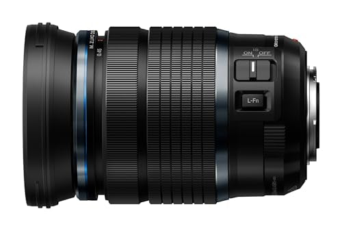 OM SYSTEM M.Zuiko Digital ED 12-100 mm F4 IS Pro Objetivo, Adecuado para Todas Las cámaras MFT (Modelos Olympus OM-D & Pen, Panasonic G-Series), Negro