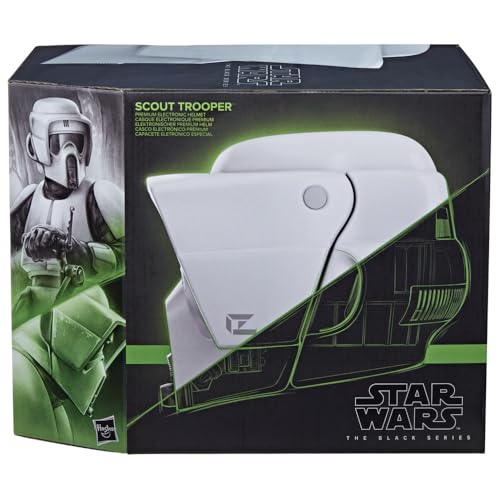 Star Wars The Black Series - Casco electrónico premium de soldado explorador Retorno del Jedi - Artículo para juego de rol de adultos
