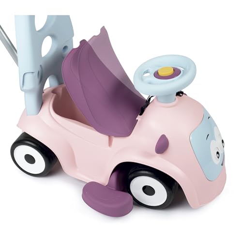 Smoby - Maestro Balade Pink Ride-On - para ni�os a Partir de 6 Meses - Actualizable - Silent Wheels - Bocina