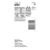 Braun, Series 9, Cabezal de repuesto para afeitadora eléctrica 92S, compatible con todas las maquinillas de afeitar eléctricas Series 9, 9290cc, 9291cc, 9370cc, 9293s, 9385cc, 9390cc, 9330s y 9296cc