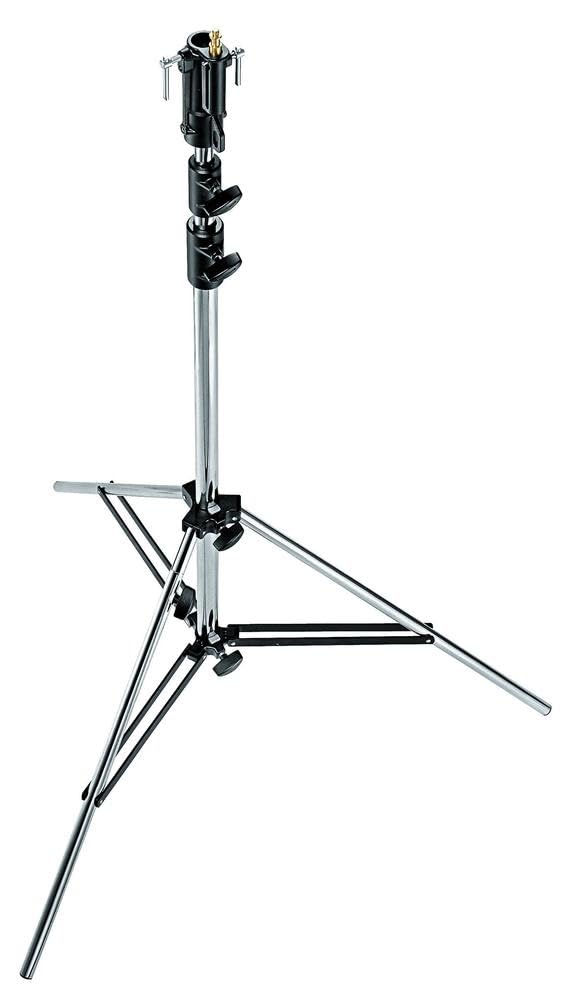 Manfrotto 007CSU Plata tripode - Trípode (20 kg, 3,25 m, Plata, 7,3 kg)