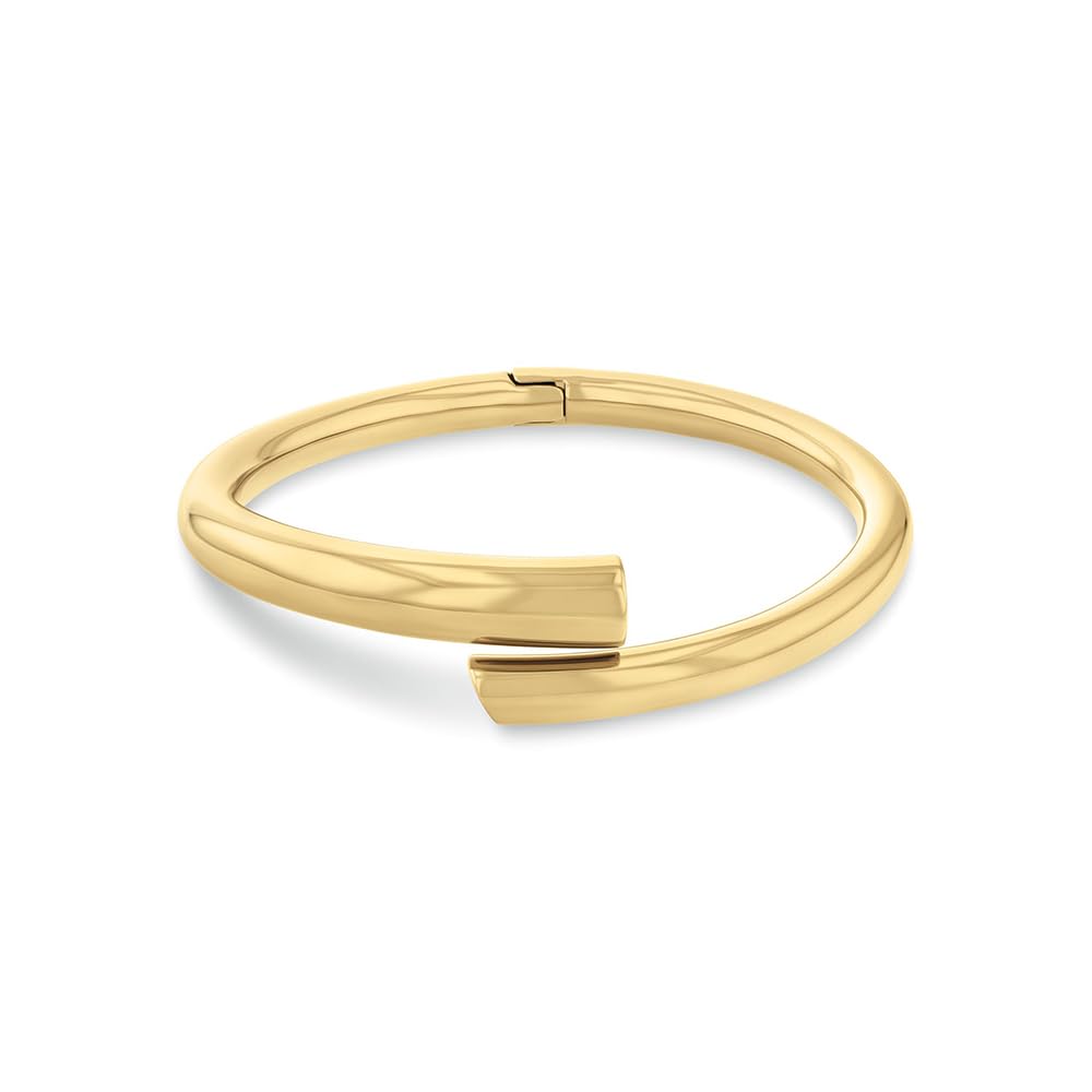 Calvin Klein Brazalete Rígido para Mujer Colección CK SPIRAL en Oro Amarillo - 35000763