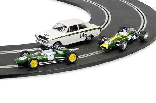 Scalextric Cars - C4395A The Legend of Jim Clark Triple Pack - Coche con Ranura de Juguete para Uso en Pistas de Carreras o Set - Ideas de Regalo para niños pequeños y niñas de 5 años
