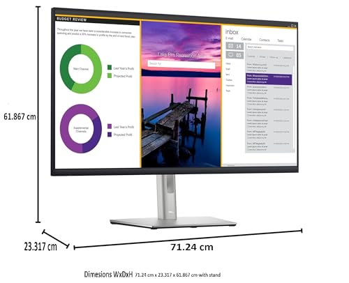Dell P3223QE - Monitor LED - 80.001 cm (31.5") - 3840 x 2160 4K @ 60Hz - IPS - 350 CD/m² - 1000:1-5 ms - HDMI, DisplayPort, USB-C - con 3 años de Servicio de Intercambio avanzado - Disti SNS, Negro