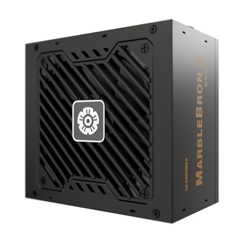 ENERMAX MARBLEBRON II - Fuente de alimentación Modular para Videojuegos (650 W, 3.1 ATX, Cable de Manga Individual, Bronce 80Plus, Ventilador FDB silencioso de 120 mm, Condensador de CC a CC con