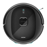 Cecotec Robot Aspirador Base Autovaciado Conga 9590 Spin Revolution Ultra Power Home. Navegación Láser, 10000Pa, App, Autonomía 240min, Mopas Giratorias. Cepillo de Silicona Mascotas