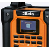 Beta 1989RCB – Radio de obra de 20 V, radio digital DAB/FM, Bluetooth 5.3, IP54, altavoces estéreo de 16 W, alimentación por batería o cable
