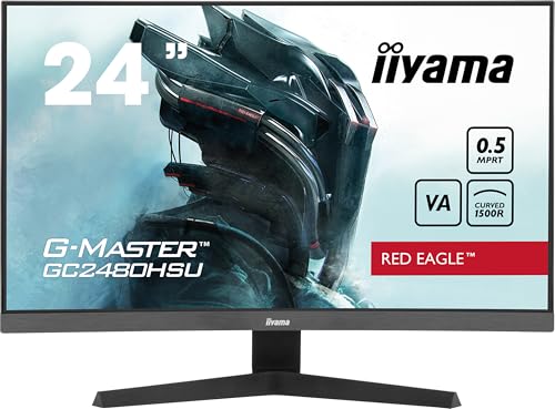 iiyama Monitor GC2480HSU-B1-23.6",VA,1920x1080/180Hz, 2H1DP