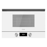 Teka ML 8220 BIS L - Urban Colors Edition Microondas de Integración con Base Cerámica, Panel de Mandos de Cristal Electrónicos, Color Cristal Blanco