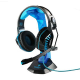 BERSERKER Auriculares Gaming USB 7.1 con Micrófono, Vibración de Graves, LED, Control Remoto, 50mm