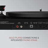 Reloop Turn 3 MK2 | Auténtico Tocadiscos HiFi accionado por Correa con función de grabación USB, Cartucho Ortofon 2M Red premontado, Control de Motor Integrado (33/45/78 RPM)