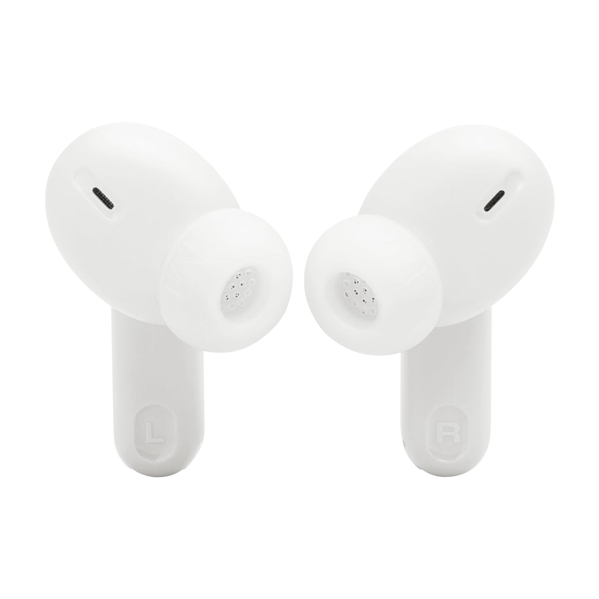 JBL Tune Beam 2, Auriculares inalámbricos con cancelación de Ruido y Bluetooth, hasta 48 hrs de autonomía, IP54 Resistentes al Agua y al Polvo, conexión multipunto y diseño ergonómico, Blanco
