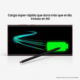 Samsung Galaxy S22 Ultra 5G (256 GB) Burdeos + Cargador – Teléfono móvil libre, Smartphone Android (Versión Española)
