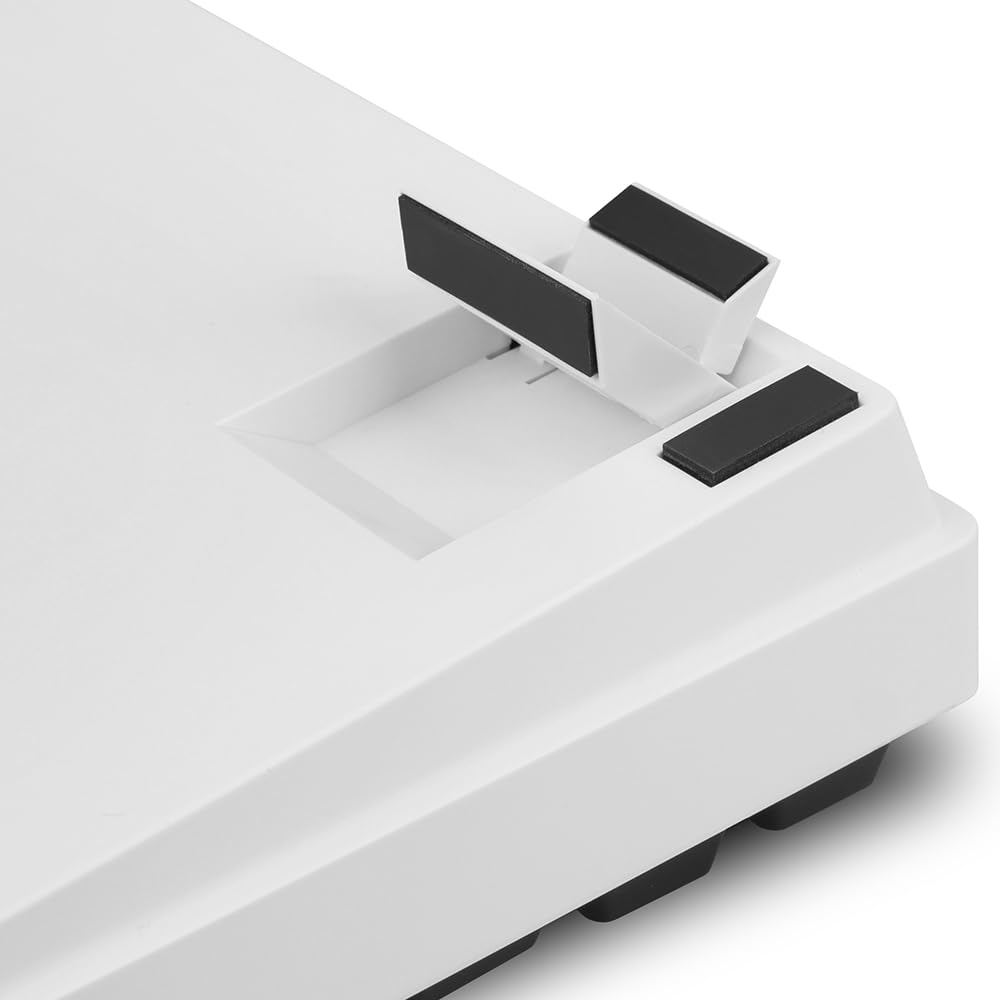 Sharkoon Skiller SGK50 S3 - Teclado para Videojuegos, Color Blanco, 75% de disposición