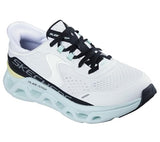Skechers Glide-Step Altus, Zapatillas Mujer, White Synthetic/Mesh/Multi Trim, 37 EU