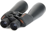 Celestron 71009 SkyMaster 15x70mm Prismáticos Porro Prism con Lente Multicapa y Cristal prismático BaK-4, Negro