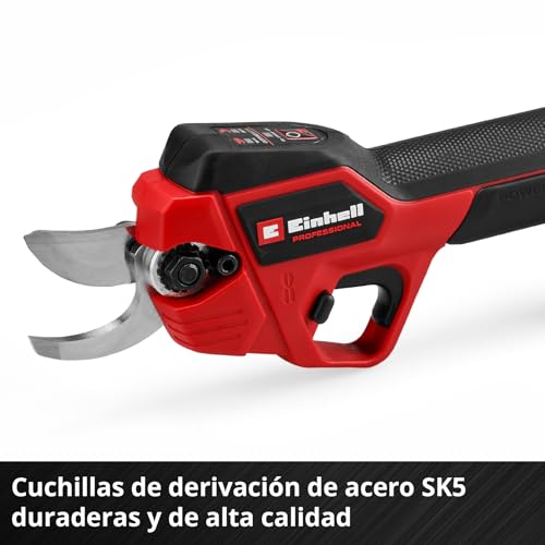 Einhell Professional Tijeras de podar con batería GP-LS 18/28 Li T BL-Solo Power X-Change (18 V, Mango telescópico para Trabajos a 3,8 m, Ramas hasta 28 mm, Cuchillas de derivación, sin batería)